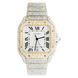 Cartier Santos WSSA0009 40MM White Dial With 17.96 CT Diamond