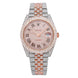 ROLEX DATEJUST II 126331 41MM PINK DIAMOND DIAL WITH TWO TONE OYSTER BRACELET