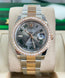 Rolex Datejust 31 Rhodium VI Diamonds Dial Diamond Bezel Rose Gold Two Tone Watch 278381RBR 278381