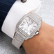 Cartier Santos WSSA0009 40MM White Dial With 17.96 CT
