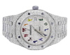 Mens Audemars Piguet Royal Oak 41MM Steel VS Diamond Watch 33.0 Ct