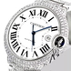 CARTIER BALLON BLEU 3765 42mm Automatic Steel ~8TCW DIAMOND Watch
